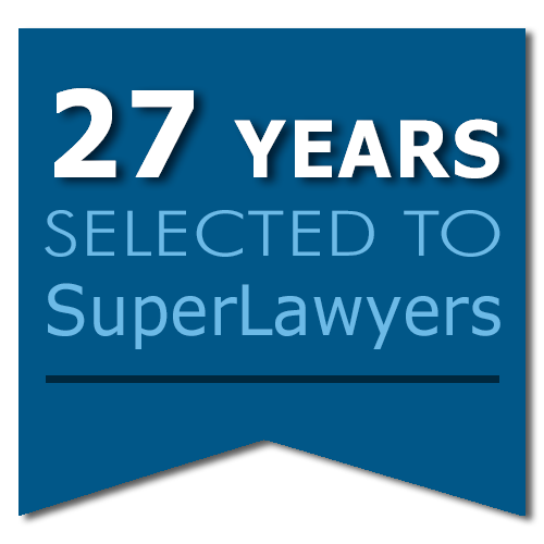Superlawyers for Criminal Defense - 25 Years